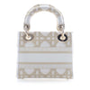 Dior Mini Embroidered Canvas Cannage Lady D Lite Secondhand