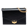 Chanel CC Chevron Calfskin Medal Flap Secondhand