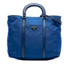 Prada Vitello Trimmed Tessuto Satchel Secondhand
