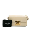 Celine Shiny Calfskin Triomphe Claude Shoulder Bag Secondhand