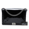 Chanel Extra Large Patent Boy Reverso Flap Secondhand