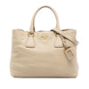 Prada Vitello Daino Open Convertible Tote Secondhand