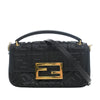 Fendi Zucca Embossed Leather Baguette Phone Pouch Satchel Secondhand