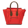 Celine Micro Bicolor Calfskin Luggage Tote Secondhand