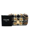 Celine Wool Triomphe Chain Shoulder Bag Secondhand