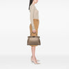 Fendi Medium Leather Selleria Peekaboo Iconic Satchel Secondhand