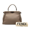 Fendi Medium Leather Selleria Peekaboo Iconic Satchel Secondhand