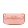 Miu Miu Goatskin Madras Crystal Studded Clutch Secondhand