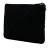 Chanel Quilted Tweed and Wool Cosmetic Pouch Secondhand