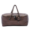 Chanel Metallic Deerskin CC Luxe Ligne Bowler Bag Secondhand