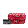 Chanel Mini Perforated Lambskin Punch Flap Secondhand
