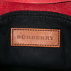 Burberry Small Mega Check Canvas and Suede Fringe Belgrove Bucket Bag Secondhand