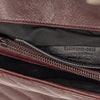 Saint Laurent Medium Quilted Chevron Sheepskin College Satchel Secondhand