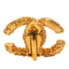 Secondhand Chanel CC Gold Plated Lava Clip On Earrings