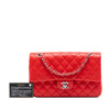 Chanel Medium Classic Perforated Lambskin Double Flap Secondhand
