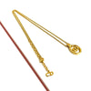 Dior Gold Plated CD Logo Pendant Necklace Secondhand