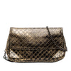 Bottega Veneta Metallic Calfskin Intrecciomirage Chain Flap Crossbody Secondhand
