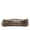 Bottega Veneta Metallic Calfskin Intrecciomirage Chain Flap Crossbody Secondhand