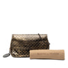 Bottega Veneta Metallic Calfskin Intrecciomirage Chain Flap Crossbody Secondhand