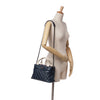 Chanel Small Quilted Calfskin and Tweed Top Handle Tote Secondhand