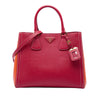 Prada Bicolor Saffiano Lux Satchel Secondhand
