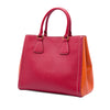 Prada Bicolor Saffiano Lux Satchel Secondhand