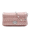 Miu Miu Matelasse Metallic Nappa Crystal Chain Satchel Secondhand