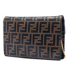 Fendi Zucca Embossed Leather F Is Fendi Envelope Wallet On Chain Secondhand