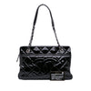 Chanel Medium CC Patent Soft Shopper Tote Secondhand