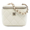 Chanel Mini CC Quilted Caviar Vanity Case with Chain Secondhand