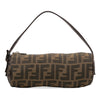 Secondhand Fendi Zucca Canvas Barrel Pochette