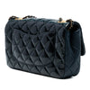Chanel Paris-Salzburg Medium Patent Goatskin CC Eyelet Flap Secondhand
