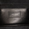 Saint Laurent Croc Embossed Leather Monogram Cassandre Clutch Secondhand