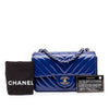 Chanel Mini Rectangular Classic Chevron Patent Single Flap Secondhand
