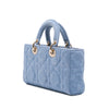 Dior Medium Denim Macrocannage Lady D Joy Satchel Secondhand