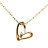 Louis Vuitton Gold Plated LV Fall In Love Pendant Necklace Secondhand