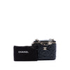 Chanel Mini Camellia Embossed Lambskin Vanity Case With Chain Secondhand