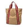 Gucci GG Canvas Web Tote Secondhand