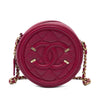 Chanel Caviar CC Filigree Round Crossbody Secondhand