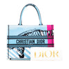 Dior Medium Embroidered Canvas Zebra D Jungle Pop Book Tote Secondhand