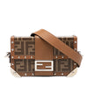Fendi Mini Zucca Coated Canvas Trunk Baguette Crossbody Secondhand