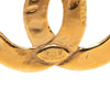Chanel CC Gold Plated Quilted Diamond Brooch Secondhand