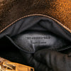 Saint Laurent Medium Metallic Calfskin Chevron Monogram College Bag Secondhand