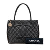 Chanel Caviar Medallion Tote Secondhand