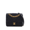 Chanel Quilted Lambskin Logo Letters Chanel Touch Chain Flap Secondhand