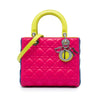 Dior Medium Tricolor Lambskin Cannage Lady Dior Secondhand