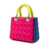 Dior Medium Tricolor Lambskin Cannage Lady Dior Secondhand