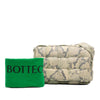 Bottega Veneta Python Embossed Goatskin Intrecciato Padded Cassette Crossbody Secondhand