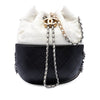 Chanel Small Bicolor Quilted Calfskin Gabrielle Bucket Bag Secondhand