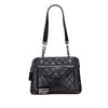 Chanel CC Quilted Caviar Front Pocket Shoulder Bag Secondhand